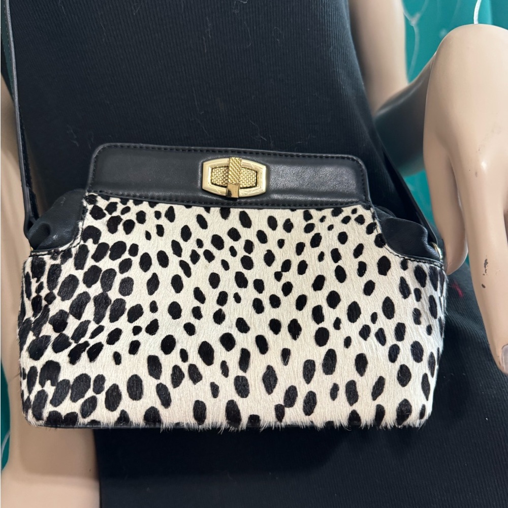 Ann Taylor Calf Hair Crossbody - Picture 2 of 14